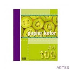 Papier xero fiolet A4 100ar KRESKA