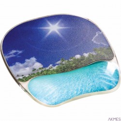 Podkładka żelowa pod mysz fotograficzna - tropikalna plaża 9202601 FELLOWES