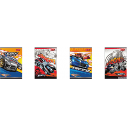 Zeszyt A5 32k kratka lam.MATTE L HOT WHEELS MAJEWSKI *1384