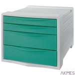 Pojemnik z szufladami Esselte Colour"Breeze, zielony 626285