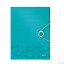 Teczka z gumką LEITZ WOW 30mm 250k A4 turkusowa 46290051