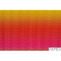 Karton falisty 50x70cm 10 ark tęczowy FO 77010