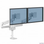 Ramię na 2 monitory TALLO Modular 2FMS (białe), FELLOWES, 8616501
