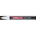 Marker EDDING lakierowy okrągła końcówka 791 biały 1-2mm