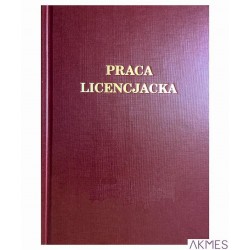 Okładki kanał.AA PRACA LICENCJACKA bordo (10) PRESTIGE ARGO 436017