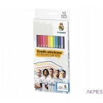 Kredki ołówkowe 12 kolorów - Rreal Madryt ASTRA, 312116006