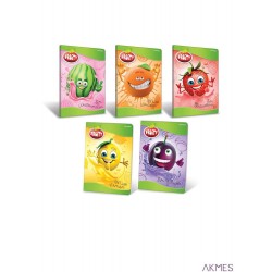 Zeszyt A5 32k, linia podwójna kolorowa, TOP 2000, FRUITY 400114109