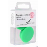 Magnesy neonowe zielone 38mm (2) 5038KM2-155 VICTORY