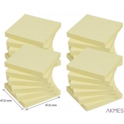 Bloczek samoprzylepny POST-IT_ Super Sticky (622-SSCY-24VP), 47, 6x47, 6mm, 24x90 kart., żółte, 3 bloczki GRATIS