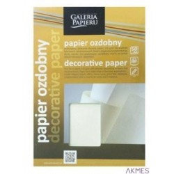 Karton ozdobny MILLENIUM kremowy 50sztuk 100g/m2 ARGO 206202