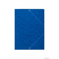 Teczka z gumką rogi DOTTS A4 preszpan niebieska 390g