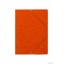 Teczka z gumką rogi DOTTS A4 preszpan pomarańczowa 390g