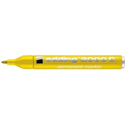 Marker permanentny okrągła końcówka 1,5-3 mm żółty Edding 2000/005/Z