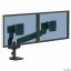 Ramię kompaktowe na 2 monitory TALLO (czarne), FELLOWES, 8614501