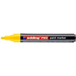 Marker lakierowy okrągła końcówka 2-3 mm zółty Edding 790/005/Z