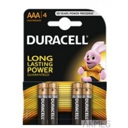 Bateria alkaliczna DURACELL BASIC LR03/AAA K4 (4szt) 4520104