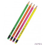 Ołówek z gumką FLASH mix kolorów ADEL
