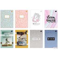 Zeszyt A5 60kartek kratka UV Fabulous 0927 INTERDRUK