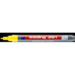 Marker do tablic okrągła końcówka 1 mm żółty Edding 361/005/Z