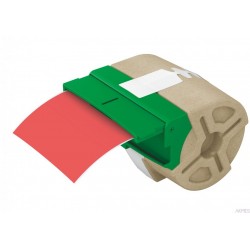 Kaseta z samoprzylepną, plastikową taśmą do drukowania etykiet Leitz Icon, szer. 88 mm, czerwona 70160025