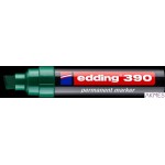 Marker permanentny ścięta końcówka 4-12 mm zielony Edding 390/004/ZI