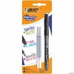Długopis wymazywalny BIC Gel-ocity Illusion czarny Blister 1+2szt, 944018