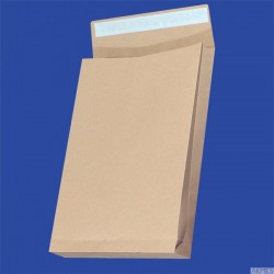 Koperty B4 HK brązowe 130g RBD (25szt.) NC z rozszerzanymi bokami