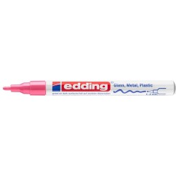 Marker lakierowy okrągła końcówka 1-2 mm różowy Edding 751/009/R