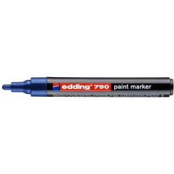 Marker lakierowy okrągła końcówka 2-3 mm niebieski Edding 790/003/N