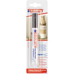 Marker lakierowy okrągła końcówka 2-4 mm czarny 1 szt. blister Edding 750/1/C/BL