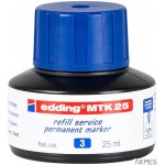 Tusz do markerów permanentnych 25 ml niebieski Edding MTK25/003/N