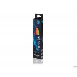 Ołówki grafitowe Astra z gumką HB box 12 sztuk, 206120010