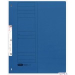 Skoroszyt kartonowy ELBA 1/2 A4, hakowy, niebieski, 100551890