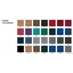 Krzesło konferencyjne ISO black C24 brazowy NOWY STYL