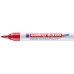 Marker przemysłowy permanentny okrągła końcówka 1,5-3 mm czerwony Edding 8300/002/CZ