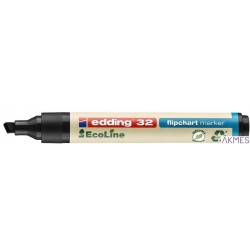 Marker flipchart ECOLINE ścięta końcówka 1,5 mm czarny Edding 32/001/C