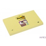 Bloczek samoprzylepny POST-IT_ Super Sticky (655-12SSCY-EU), 127x76mm, 1x90 kart., żółty