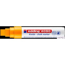 Marker kredowy ścięta końcówka 4 -15 mm pomarańczowy fluor. Edding 4090/066/PF