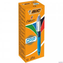 Długopis BIC 4 Colours Grip mix AST, 8871361