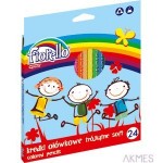 Kredki ołówkowe FIORELLO SUPER SOFT, 24 kolory, trójkątne 170-2188