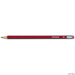 Ołówek techniczny z gumką 4H (12) TITANUM 83722
