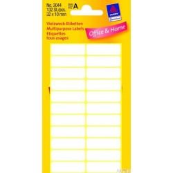 Minietykiety 3044 32 x 10 6ark. do opisywania ręcznego, Avery Zweckform