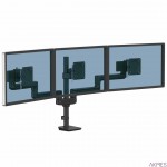 Ramię na 3 monitory TALLO Modular 3FFS (czarne), FELLOWES, 8615701