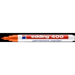 Marker permanentny 1 mm pomarańczowy Edding 400/006/P