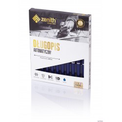 Długopis automatyczny Zenith 7 - box 10 sztuk, granatowy, 4071002