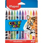 Flamastry COLORPEPS ANIMALS 12 szt. Maped 845403