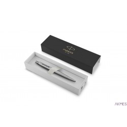 Długopis żelowy (czarny) JOTTER STAINLESS STEEL CT 2020646, giftbox