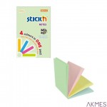 Notes samoprzylepny MAGIC PAD 51x76mm, pastel mix 100 kart. Stick"n 21768