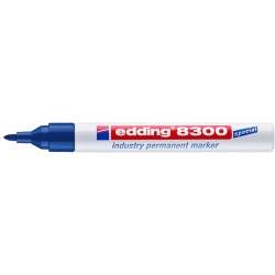 Marker przemysłowy permanentny okrągła końcówka 1,5-3 mm niebieski Edding 8300/003/N