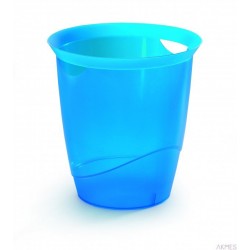 Kosz na śmieci 16l niebieski przezroczysty DURABLE 1701710540